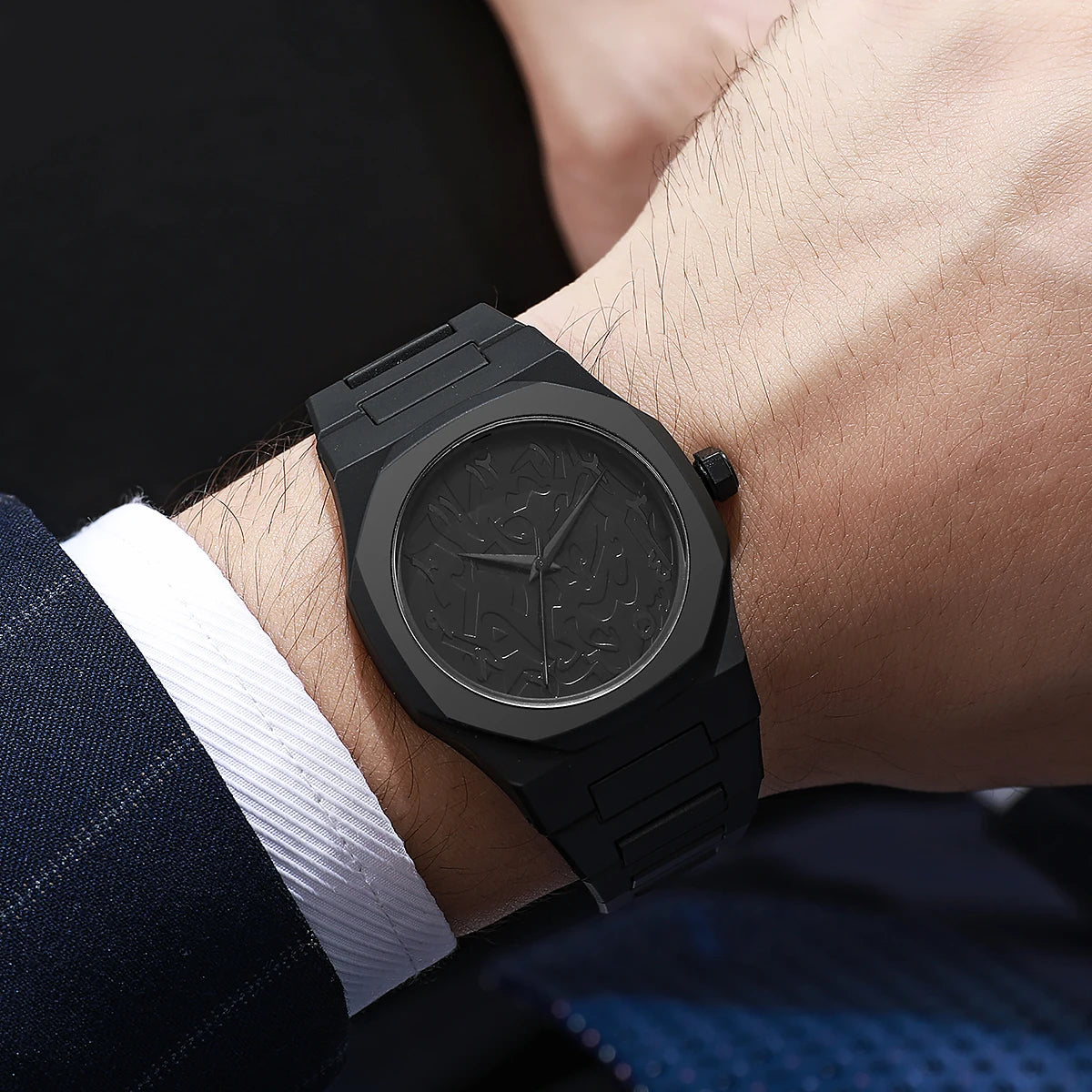 Timeless All-Black Men's Watch™