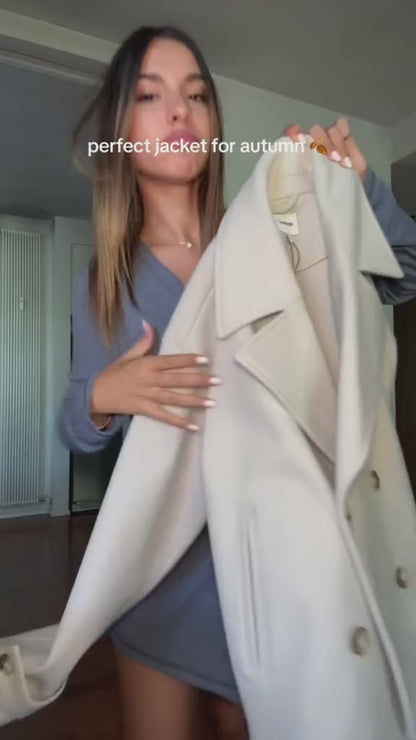 Short Double-Breasted Jacket