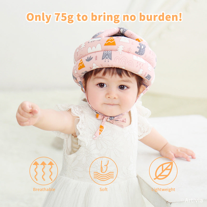Baby Safety Helmet Head Protection Headgear Toddler Anti-fall Pad Children Learn To Walk Crash Cap (Random Design